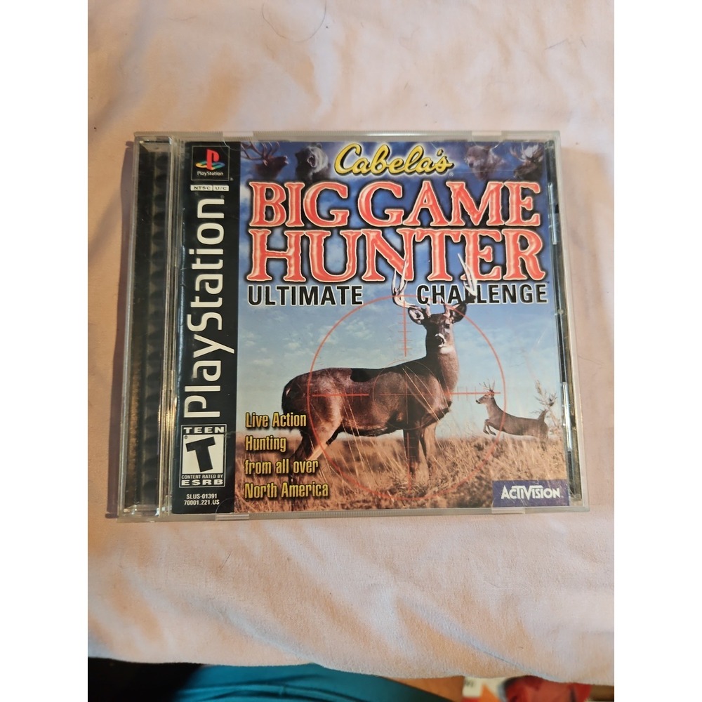 Cabela's Big Game Hunter: Ultimate Challenge (Sony PlayStation 1, 2001)